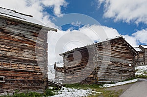 Alpine herdsman's cottage