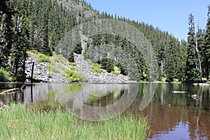 Alpine High Lake on Fish Creek Mountain