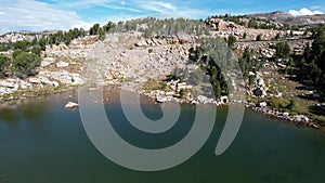 Alpine Lake on the Beartooth Highway