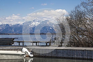 Alpine lake Lanscape