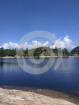 Alpine lake Marcio lake