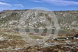Alpine lake Mount Kozsciusko