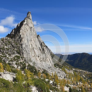 Alpine lake region of the enchantments of Washington state