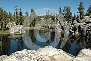 Alpine Lake in the Sierra Nevada's