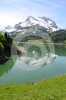 Alpine lake, Switzerland