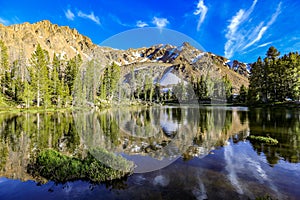 Alpine lake in the White Cloud Wilderness near Sun Valley, Idaho