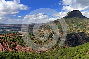 Alpine landscape in Atlas Mountains, Morocco