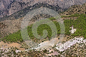 Alpine landscape in Atlas Mountains, Morocco