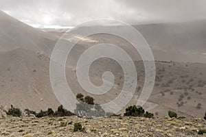 Alpine landscape in Atlas Mountains, Morocco