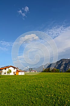 Alpine landscape in Austria