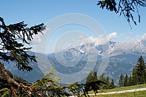 Alpine landscape in Austria