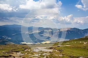 Alpine landscape in Bucegi