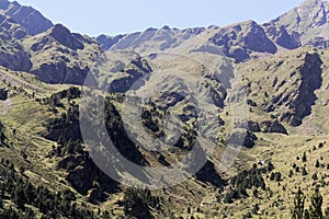 Landscape at the Coma de Ransol in Andorra