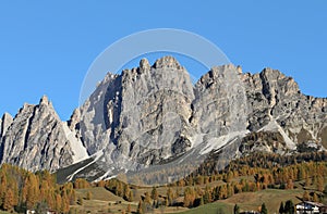Alpine landscape at Cortina d' Ampezzo