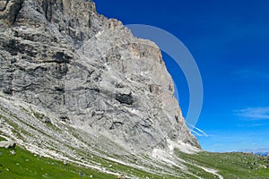 Alpine landscape in Dolomites
