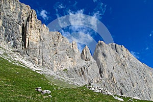 Alpine landscape in Dolomites