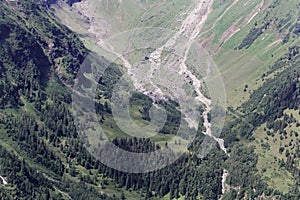 Alpine landscape in the Groï¿½glockner area in Austria