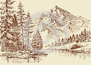 Alpine landscape