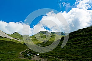 Alpine landscape, Rofan mountain range, austria