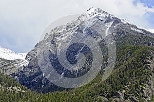 Alpine landscape, Sangre de Cristo Range, Rocky Mountains in Colorado photo