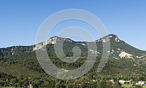 Alpine landscape in southeastern France