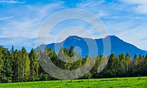 Alpine Landscape Traunstein Germany in Autumn