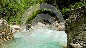 Alpine Landscape on the Waterfalls of the Dolomites - 5K