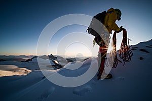 Alpine mountaineering