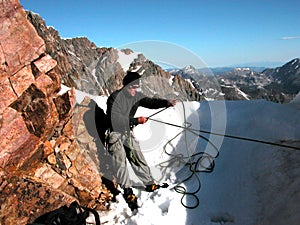 Alpine Mountaineering, Granite Peak Snow Bridge