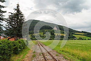 Alpine railroad, Tamsweg, Austria