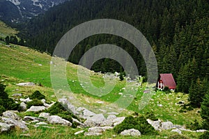 Alpine refuge in National Park Retezat