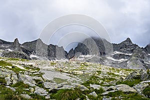 Alpine refugee in Val Masino