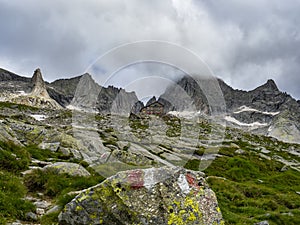 Alpine refugee in Val Masino