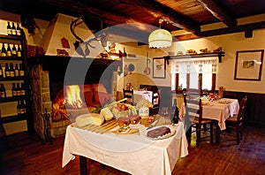 Alta montagna un ristorante sala 