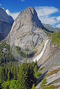 Alpine scene in Yosemite National Park, Sierra Nevada Mountains, California