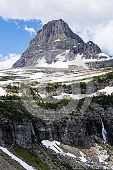 Alpine scenery in Glacier National Park, USA
