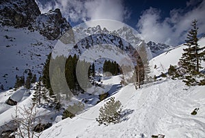 Alpská scenérie slovenských Tater