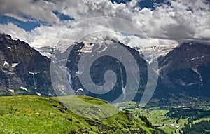 Alpine scenic view, Grindelwald - Switzerland