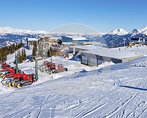 Alpine ski resort