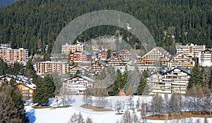 Alpine ski resort