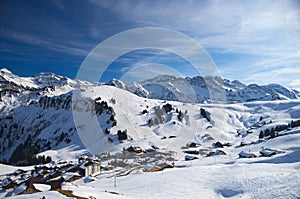 Alpine ski resort