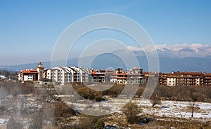 Alpine ski resort Bansko, Bulgaria