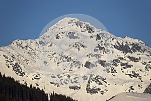 Alpine ski resort Serfaus Fiss Ladis in Austria.