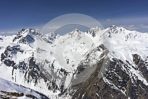 Alpine ski resort Serfaus Fiss Ladis in Austria.