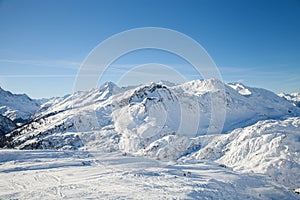 Alpine ski resort St. Anton