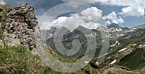 Alpine Summer landscape of Malbun, Liechtenstein