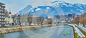 Alpine town of Bad Ischl, Salzkammergut, Austria