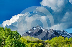 Alpine Utah Mountain Range photo