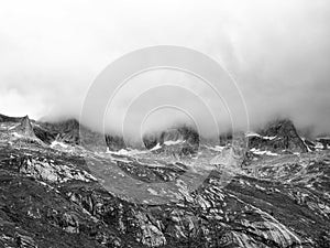 Alpine valley in Val Masino