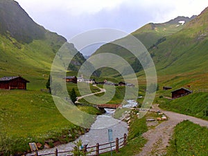 Alpine Village in Italian Tirol photo